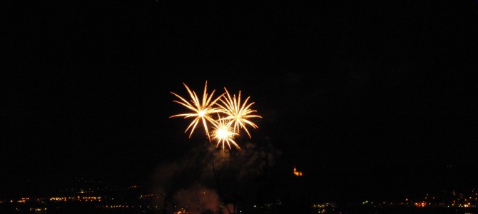 Feuerzauber in Rüdesheim