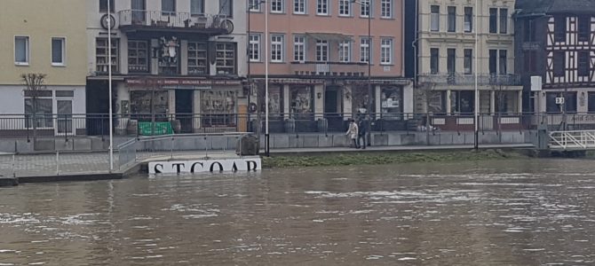 Der Rhein und sein Hochwasser Der Rhein und sein Hochwasser