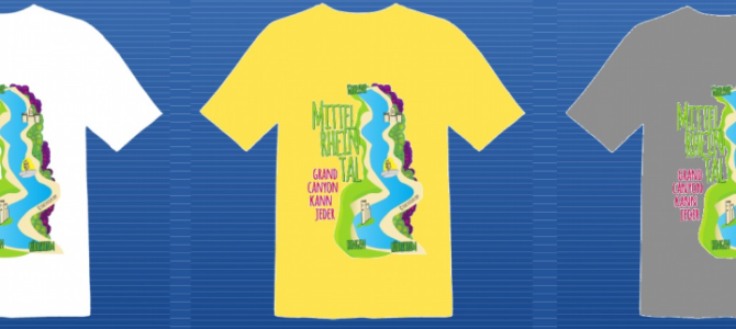 Das Obere Mittelrheintal prangt jetzt auf diesem Shirt